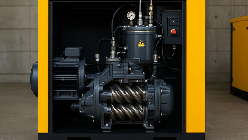 رایج ترین مشکلات کمپرسور اسکرو